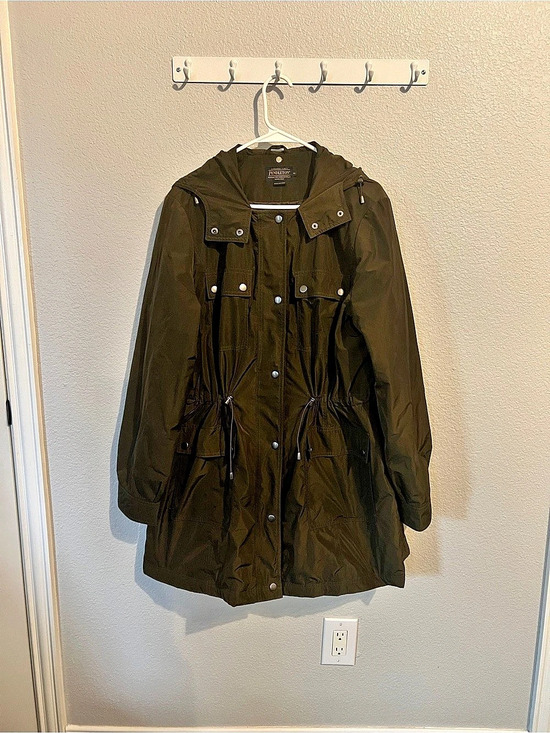 Pendleton Jackets & Blazers - Pendleton Hooded Utility Anorak Coat Olive Green Women’s XL